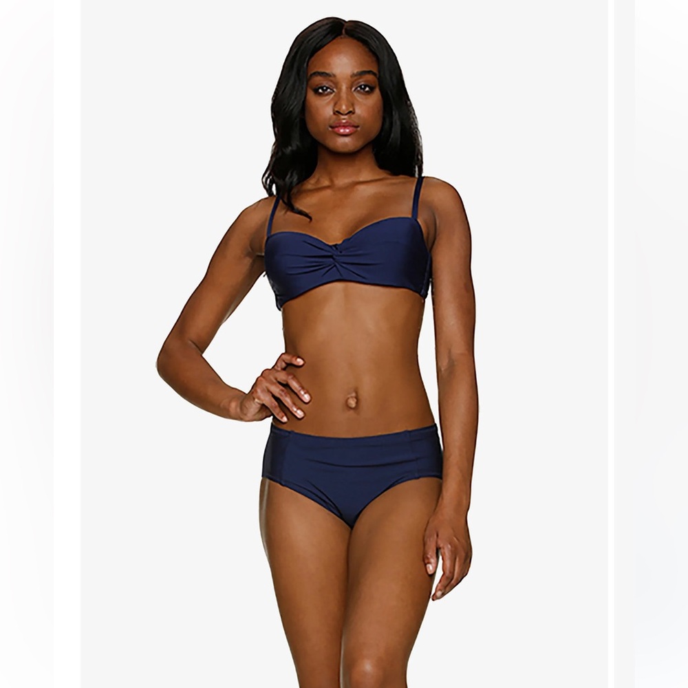 $84 Helen Jon Slimmer Hipster Bottom Navy Large
